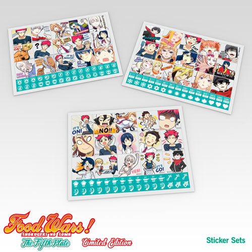 Food Wars! (Season 5) The Fifth Plate Sticker Sets