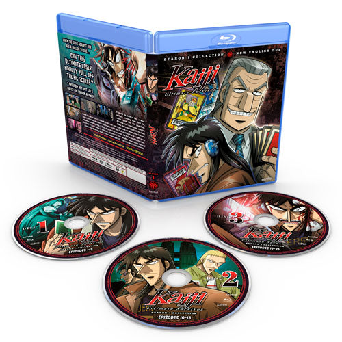 Kaiji: The Ultimate Survivor (Season 1) Complete Collection Blu-ray Disc Spread