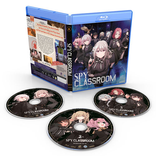 Spy Classroom (Seasons 1 & 2) Complete Collection Blu-ray Disc Spread