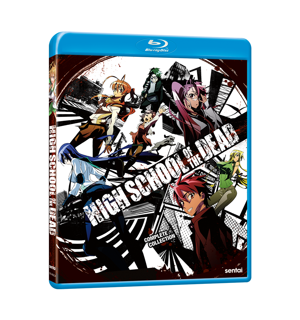 HIGH SCHOOL OF THE DEAD: Anime DVD Complete Collection Ep. 1-12 English  ship USA