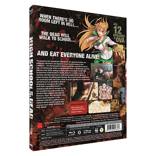High School Of The Dead (Blu-ray) (Steelbook), Sentai, Anime & Animation 