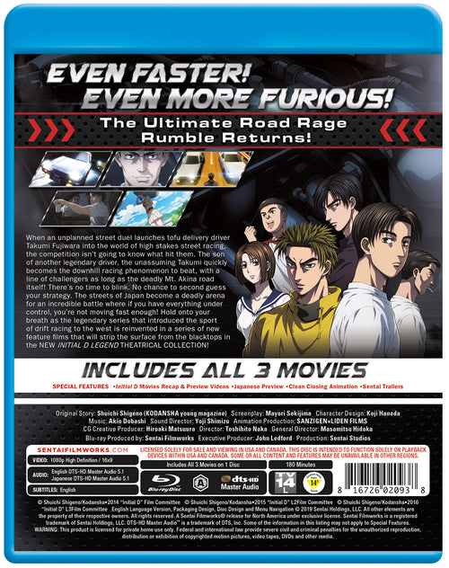 Initial D Legend Theatrical Collection | Sentai Filmworks