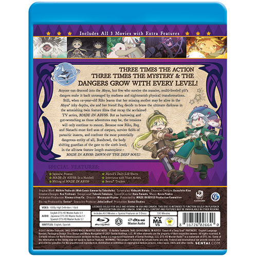 MADE IN ABYSS (SEASON 1+2) - ANIME TV SERIES DVD (1-25 EPS + 3